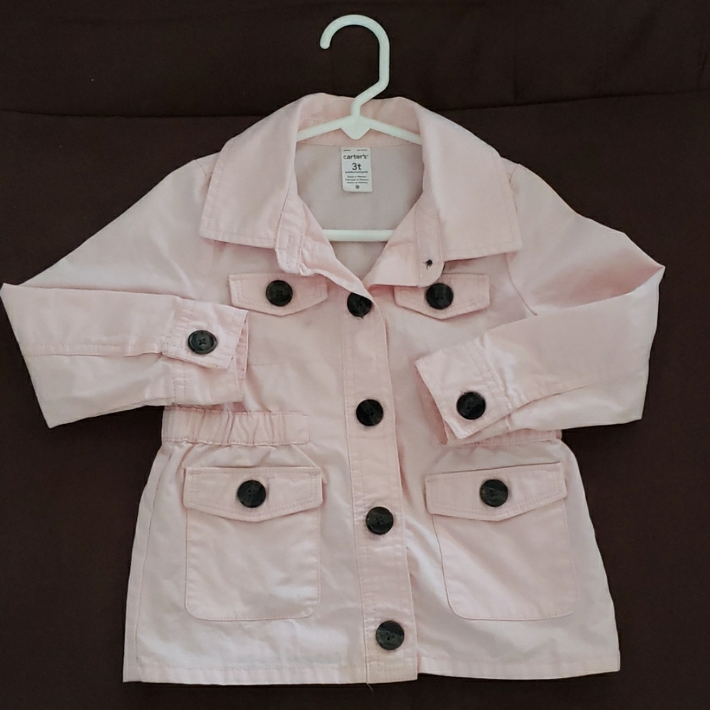 Toddler Girl Button Up Jacket